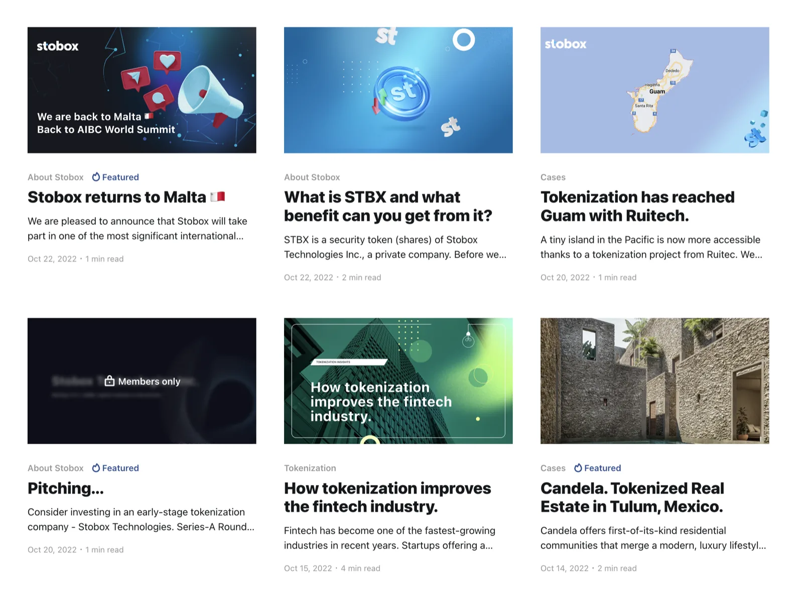 Stobox updates its dedicated blog about tokenization