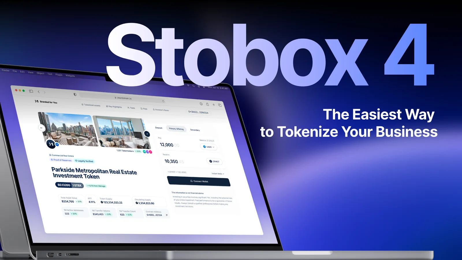 Stobox 4: Tokenization for Every Business Made Simple