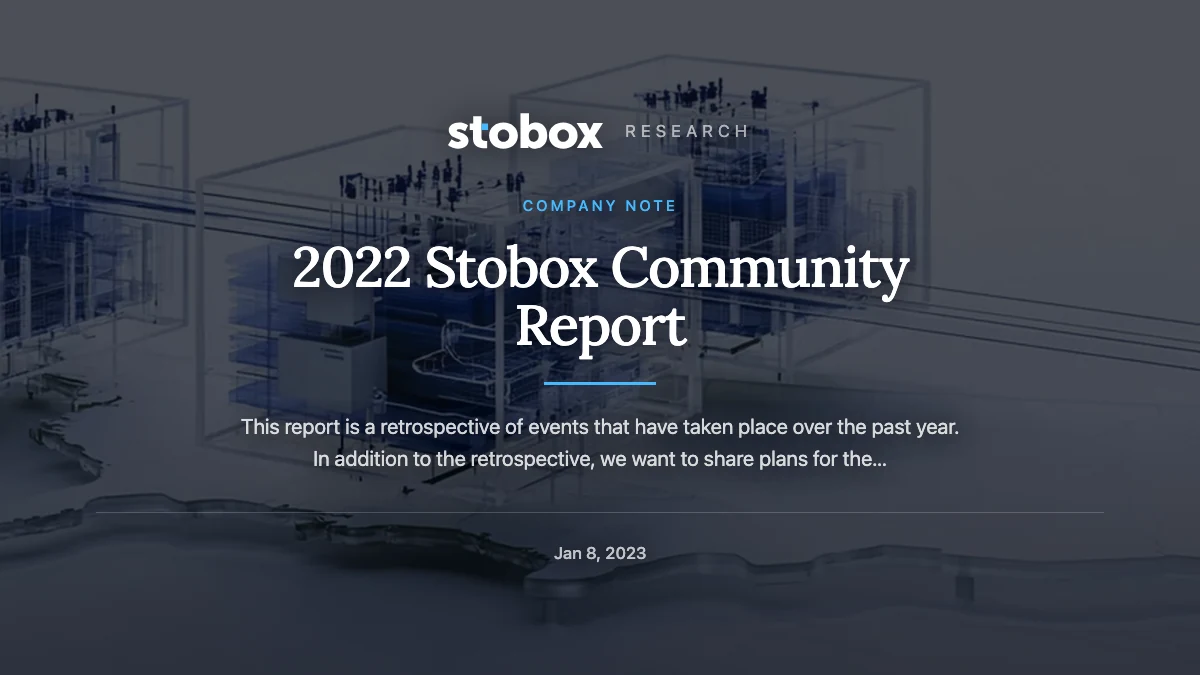 2022 Stobox Community Report