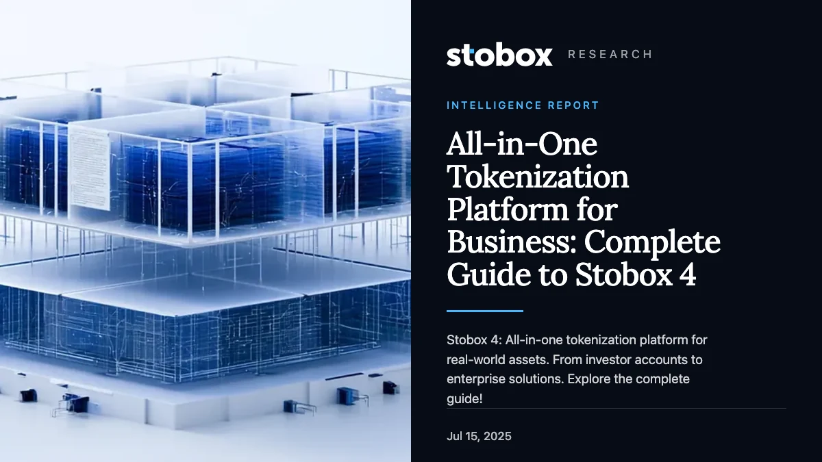 All-in-One Tokenization Platform for Business: Complete Guide to Stobox 4