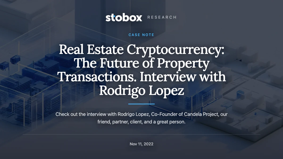 Real Estate Cryptocurrency: The Future of Property Transactions. Interview with Rodrigo Lopez