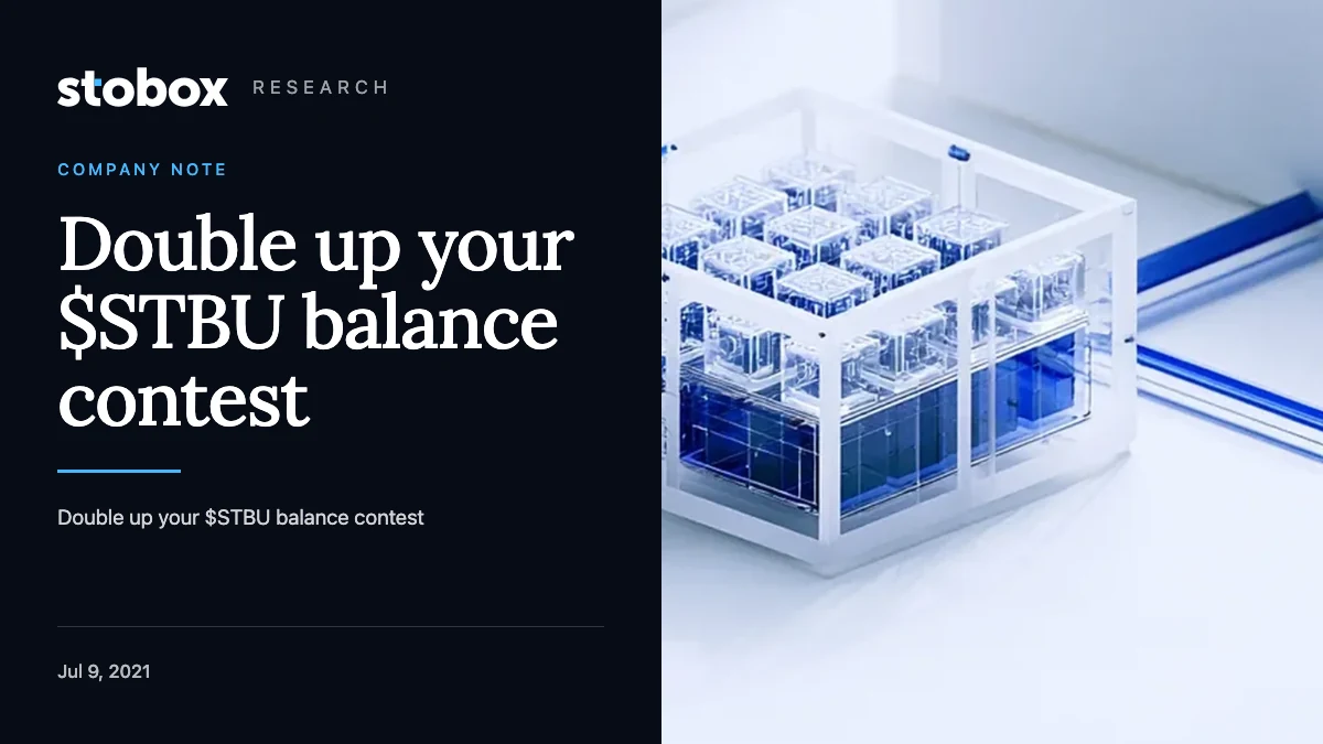 Double up your $STBU balance contest
