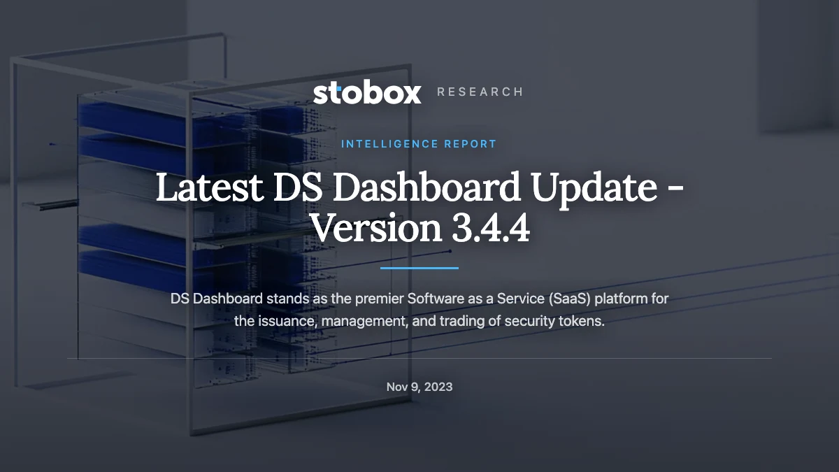 Latest DS Dashboard Update - Version 3.4.4
