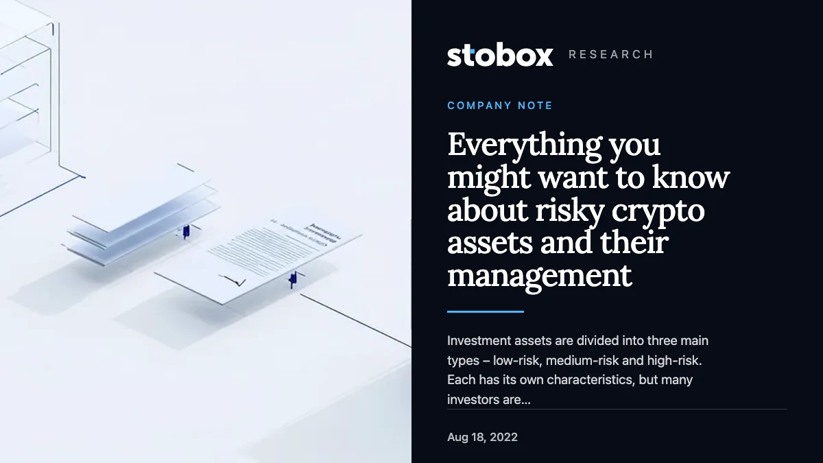 Everything you might want to know about risky crypto assets and their management