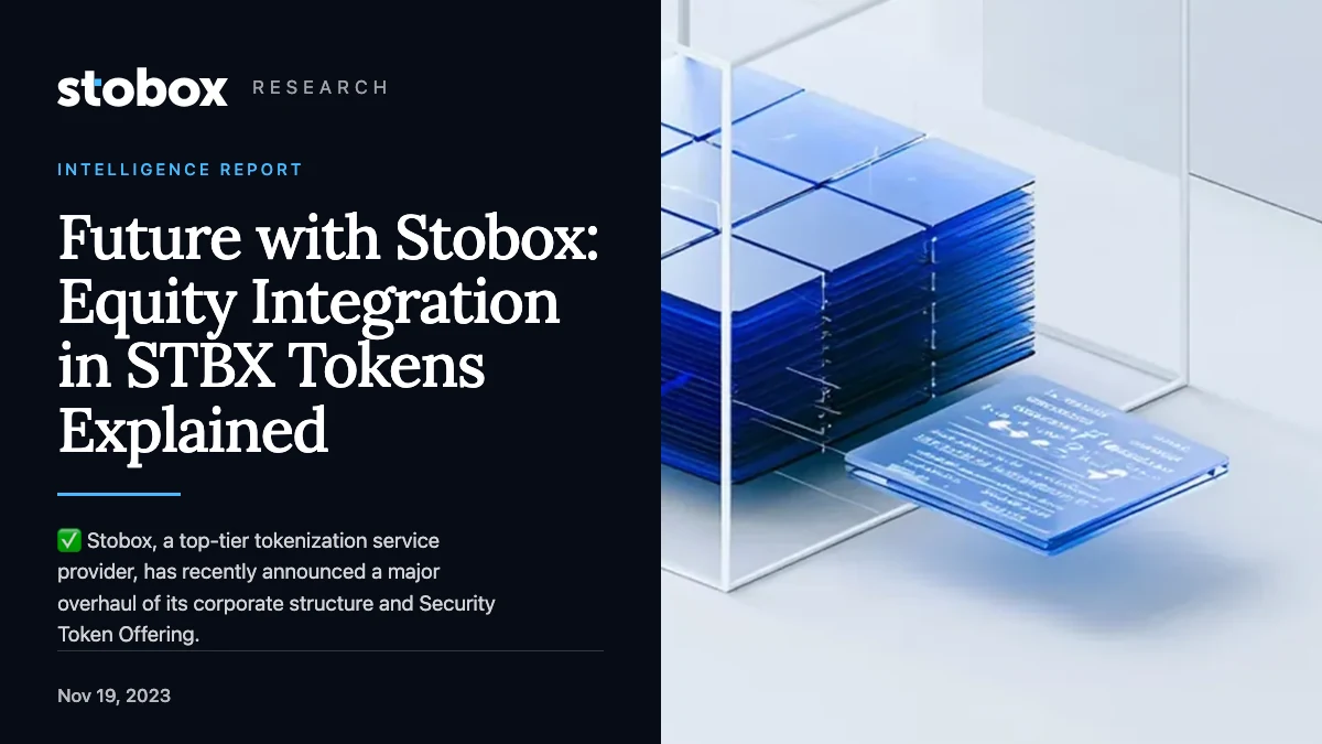 Future with Stobox: Equity Integration in STBX Tokens Explained