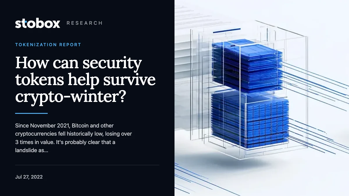 How can security tokens help survive crypto-winter?