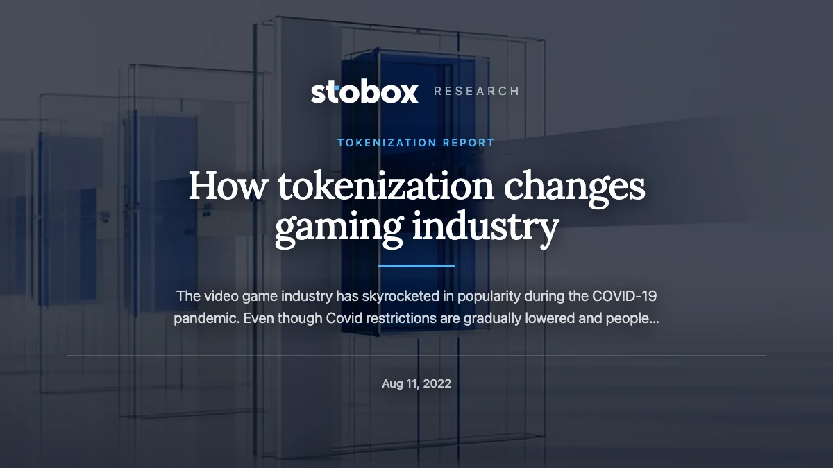 How tokenization changes gaming industry