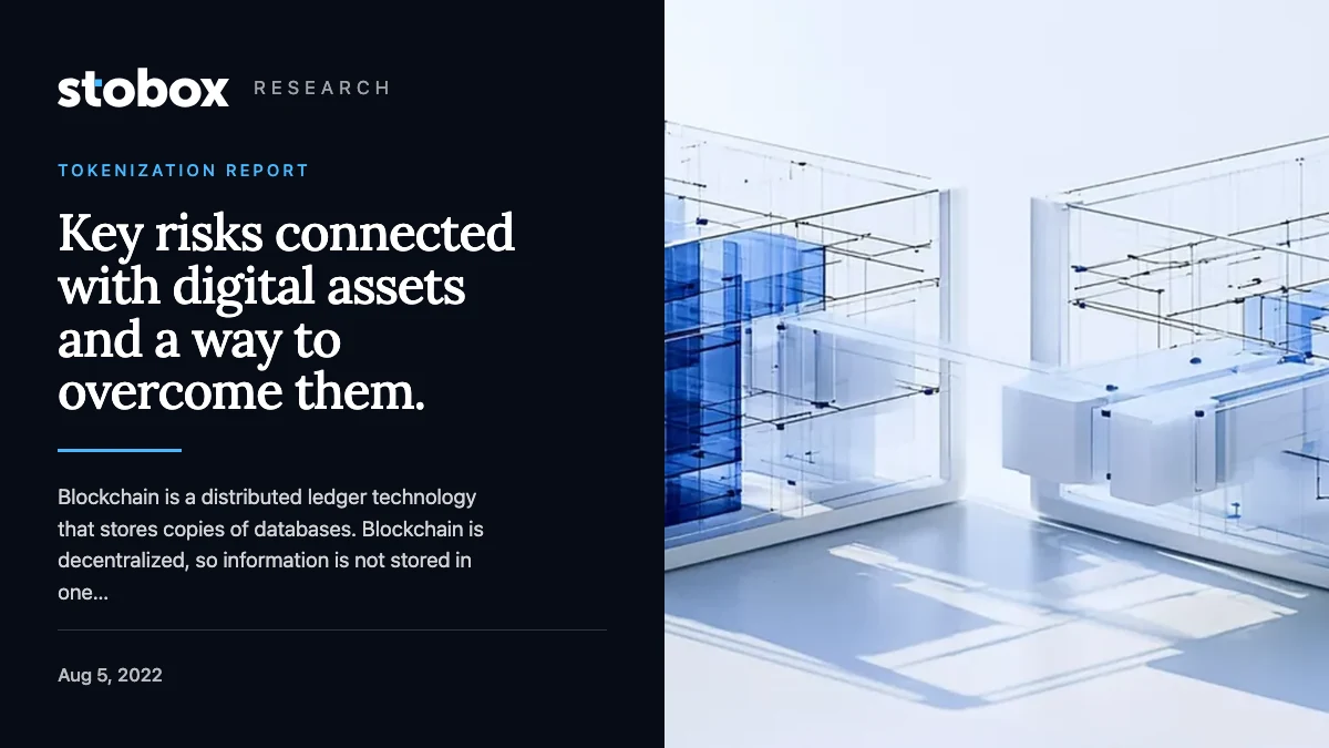 Key risks connected with digital assets and a way to overcome them.