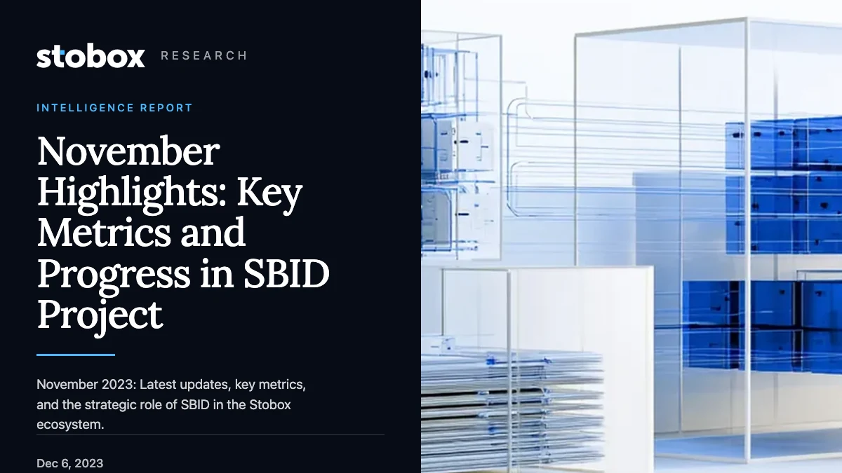 November Highlights: Key Metrics and Progress in SBID Project