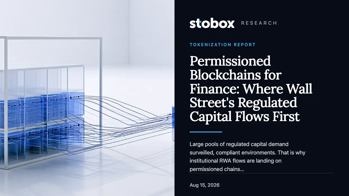 Permissioned Blockchains for Finance: Where Wall Street's Regulated Capital Flows First
