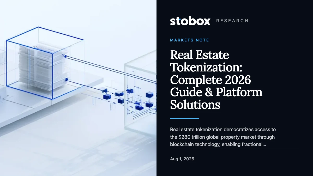 Real Estate Tokenization: Complete 2026 Guide & Platform Solutions