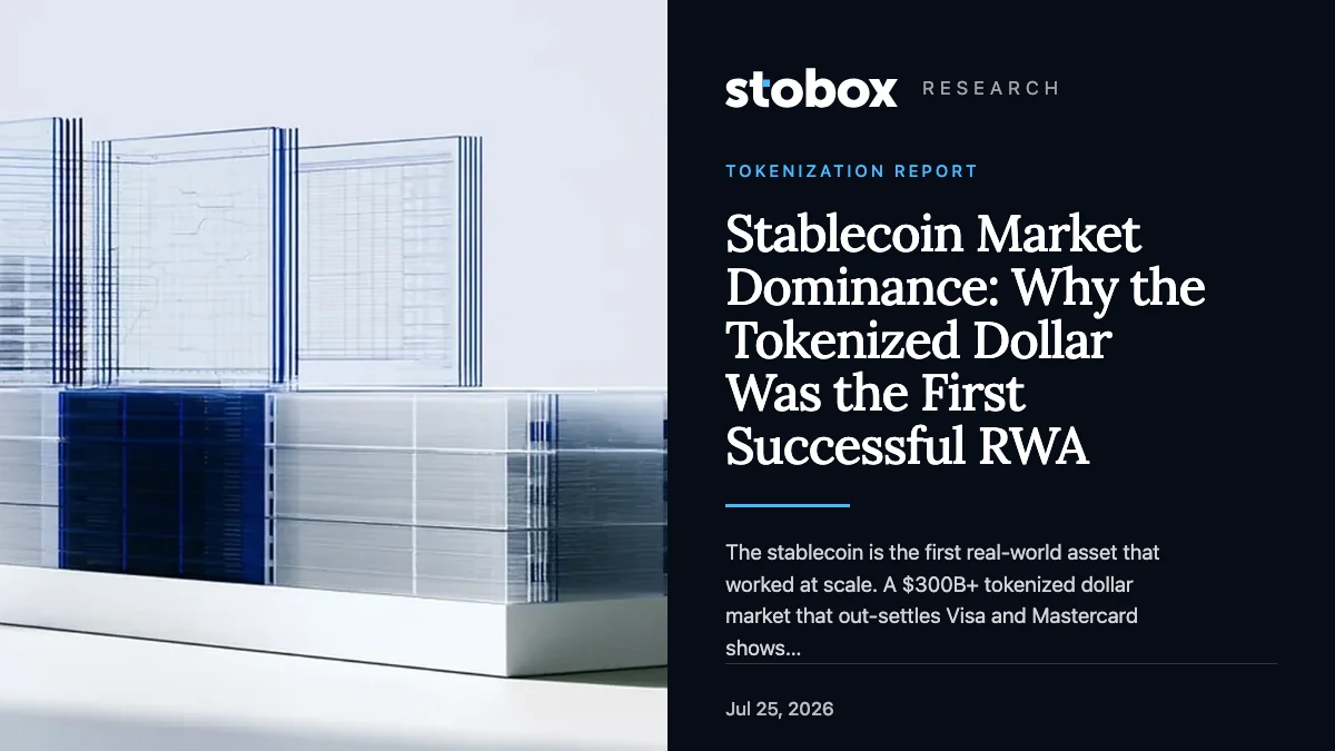 Stablecoin Market Dominance: Why the Tokenized Dollar Was the First Successful RWA