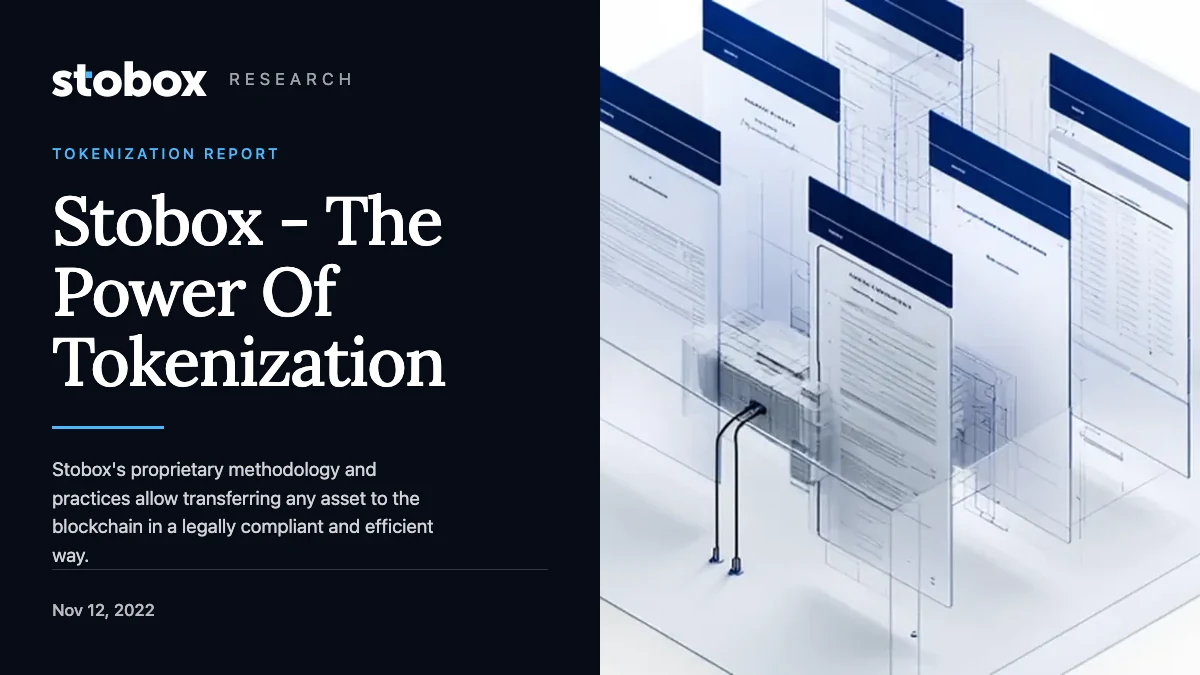 Stobox - The Power Of Tokenization