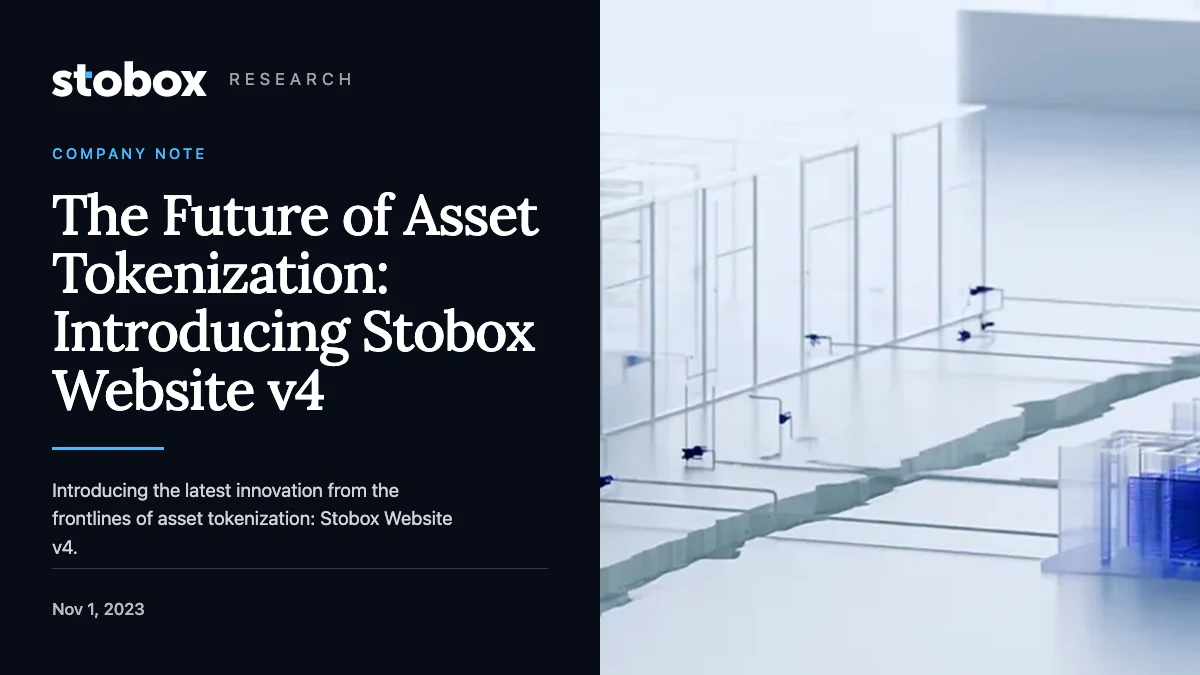 The Future of Asset Tokenization: Introducing Stobox Website v4