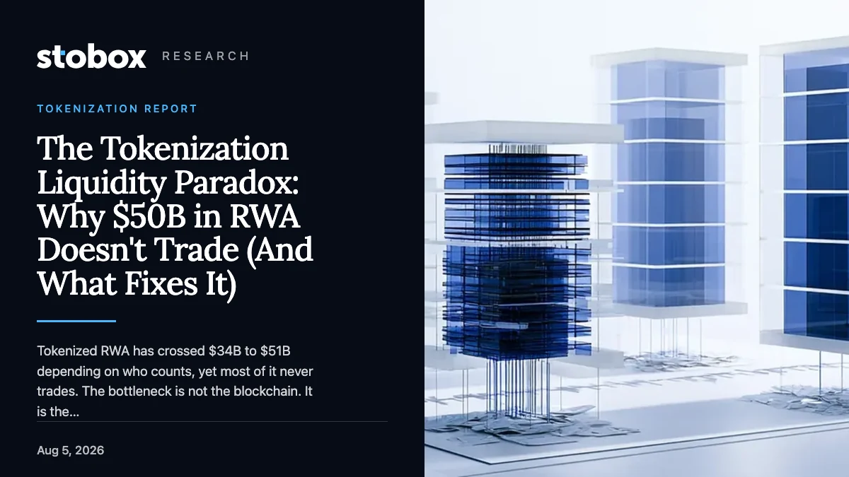 The Tokenization Liquidity Paradox: Why $50B in RWA Doesn't Trade (And What Fixes It)