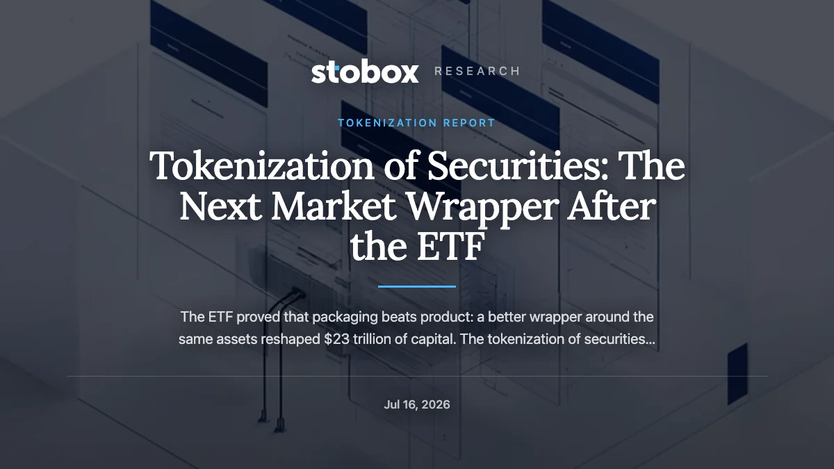 Tokenization of Securities: The Next Market Wrapper After the ETF