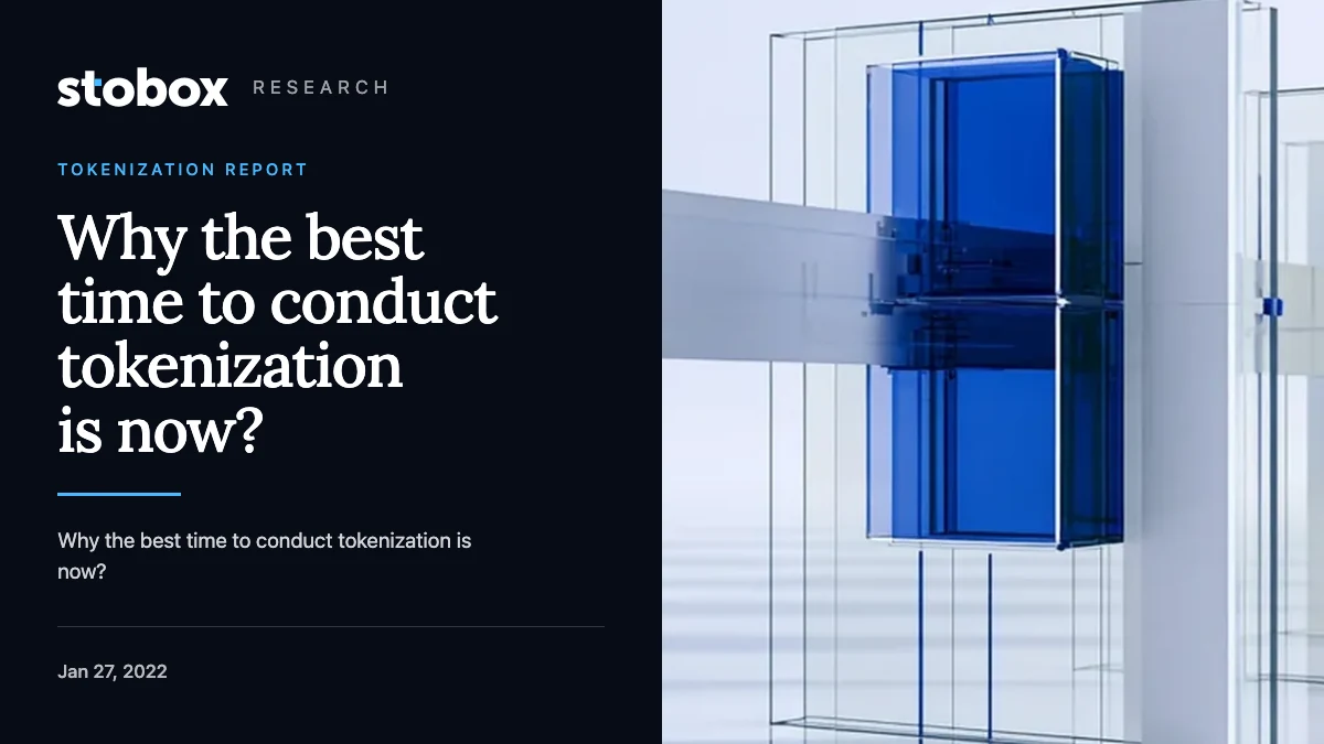 Why the best time to conduct tokenization is now?